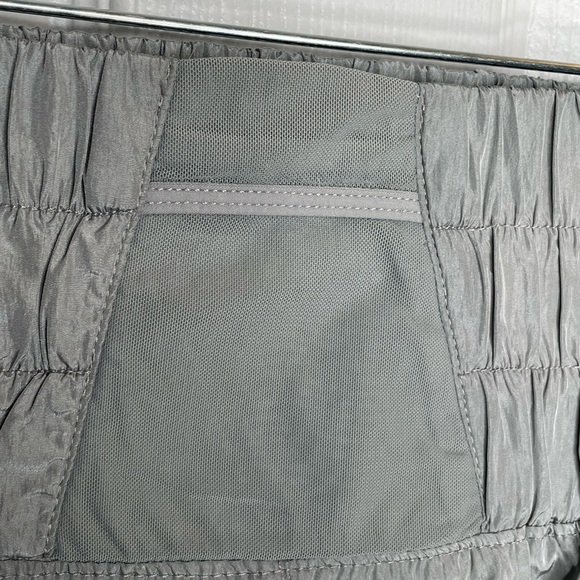 Free People Movement "The Way Home" High Waist Running Shorts in Gray/Silver M - Picture 8 of 14